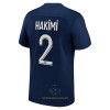 Maglia ufficiale Paris Saint Germain Hakimi 2 Casa 2022-23 per Uomo